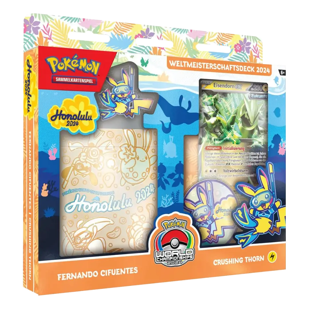 Pokémon TCG: Weltmeisterschaftsdeck 2024 - Display (8 Stück) (DE)