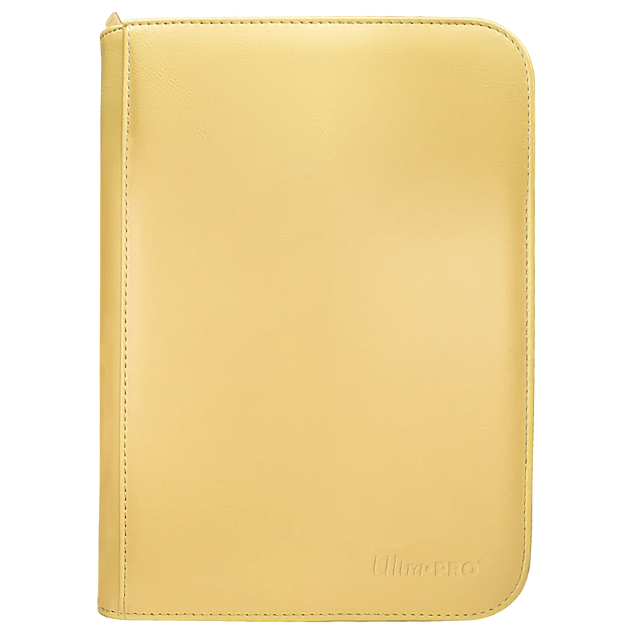 Ultra Pro - Vivid 4-Pocket Zippered PRO-Binder: Yellow