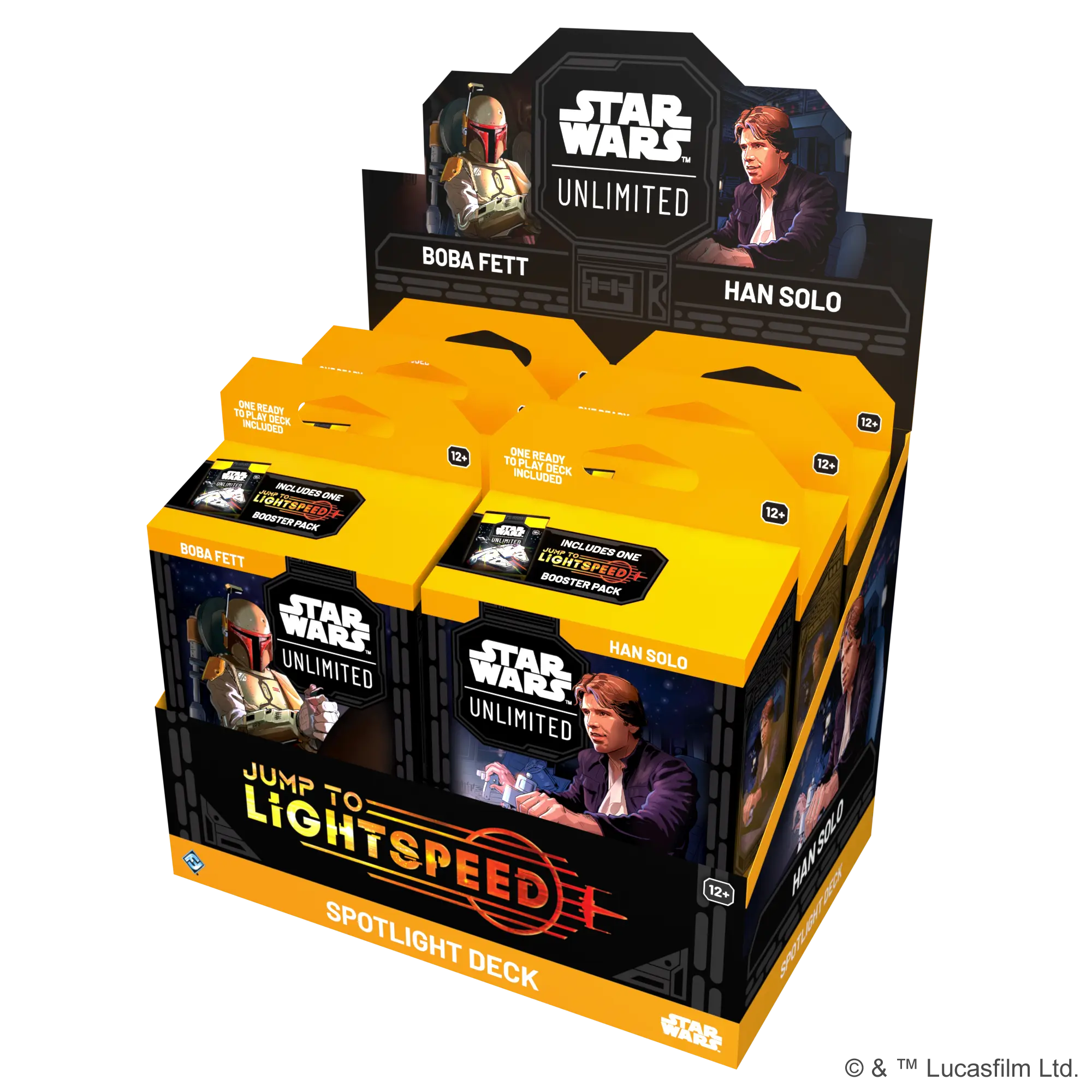 Star Wars Unlimited: Jump to Lightspeed - Spotlight Deck Display (6 Decks) (EN)