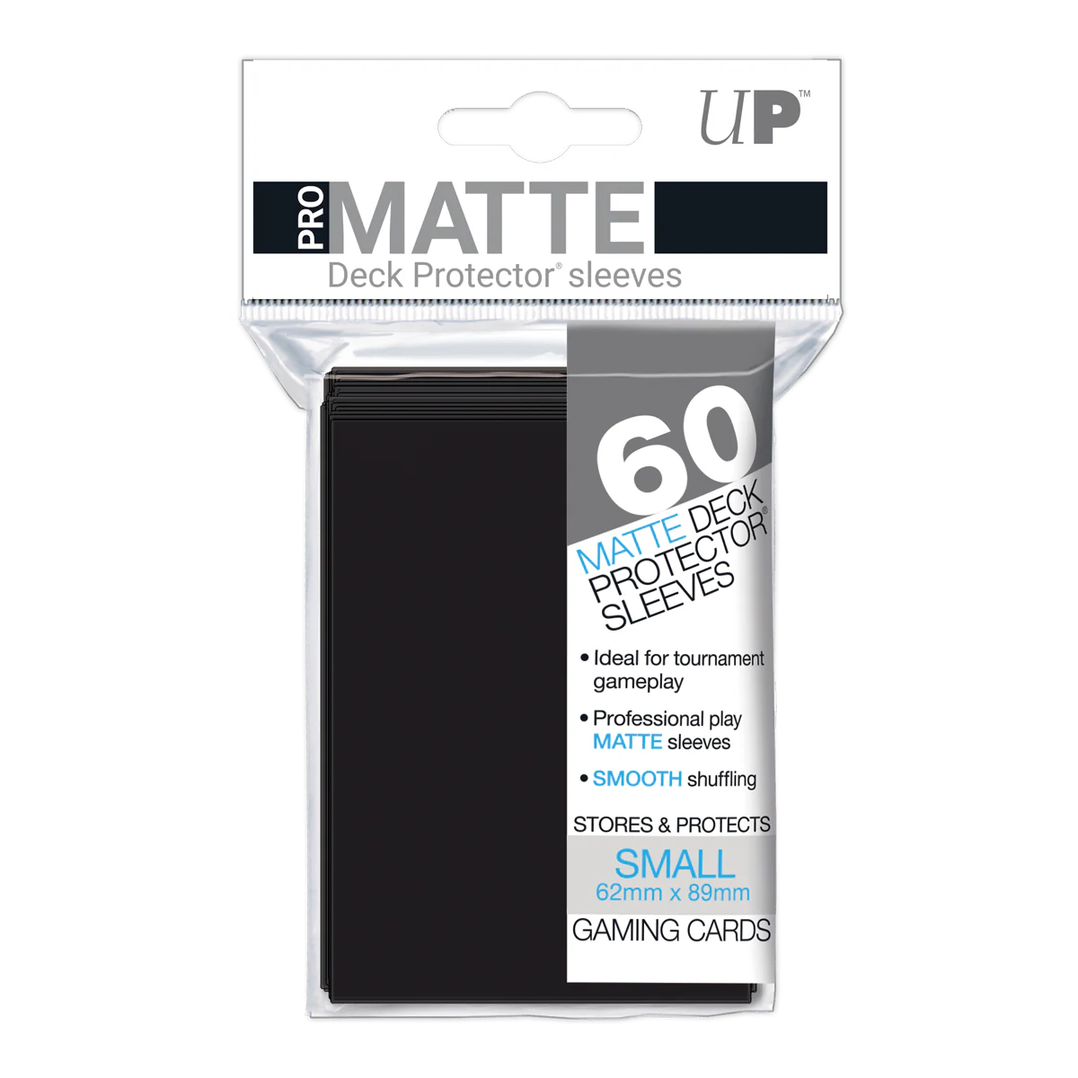 Ultra Pro - Pro-Matte Small Deck Protector Sleeves (60ct) Stil: Black