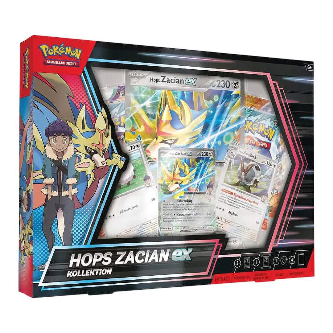 Pokémon TCG: Hops Zacian ex - Kollektion (DE)