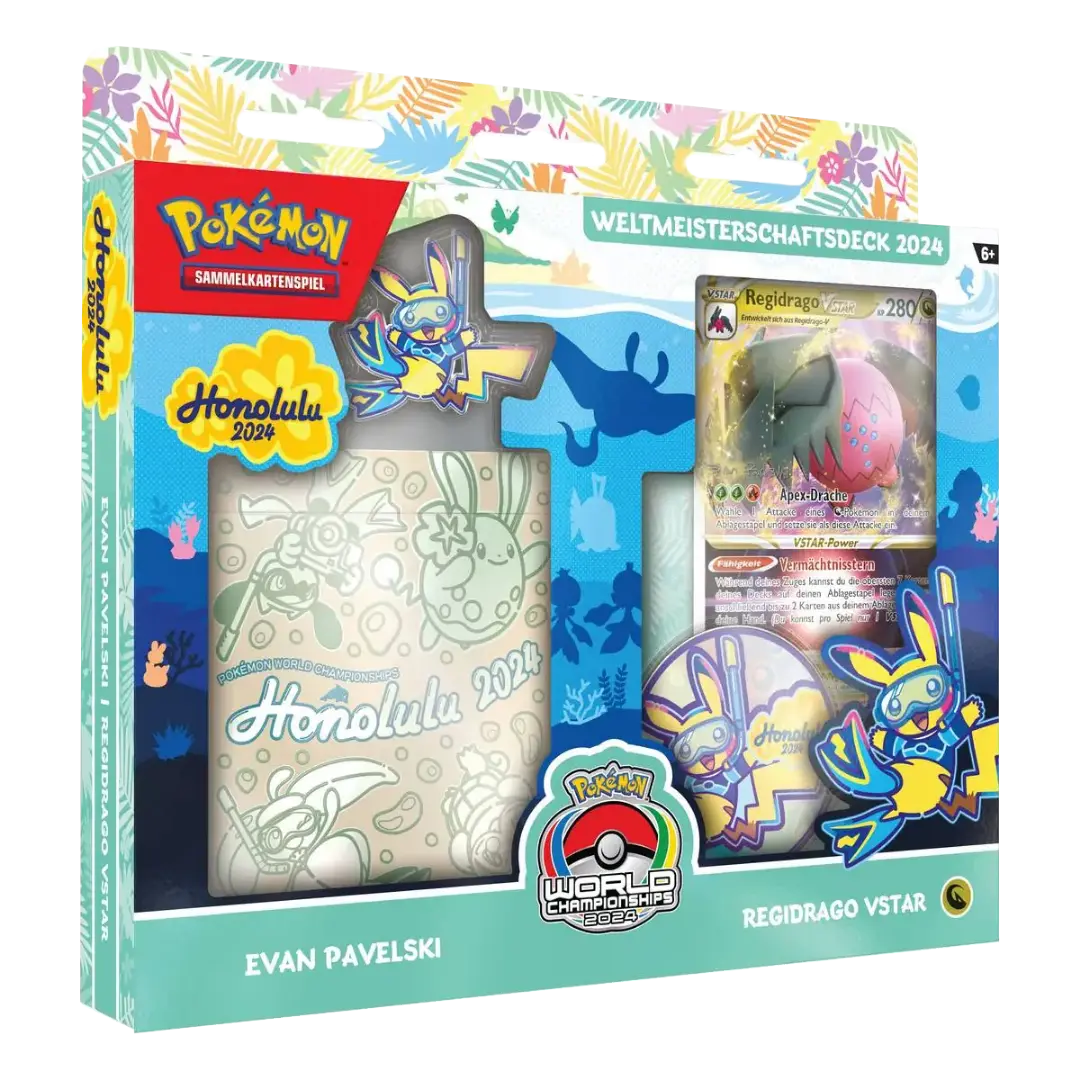 Pokémon TCG: Weltmeisterschaftsdeck 2024 - Display (8 Stück) (DE)