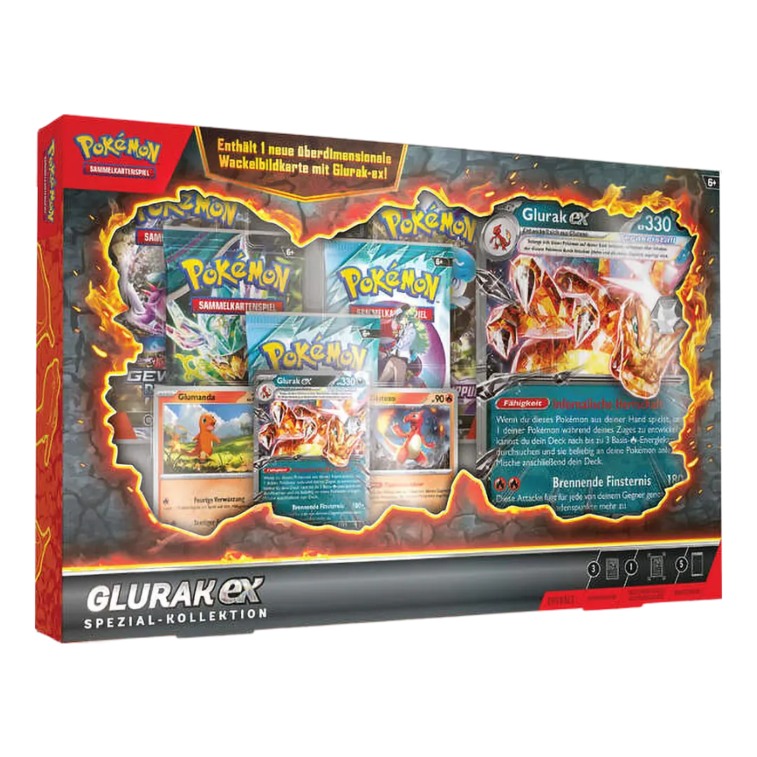 Pokémon TCG: Glurak ex - Spezial-Kollektion (DE)