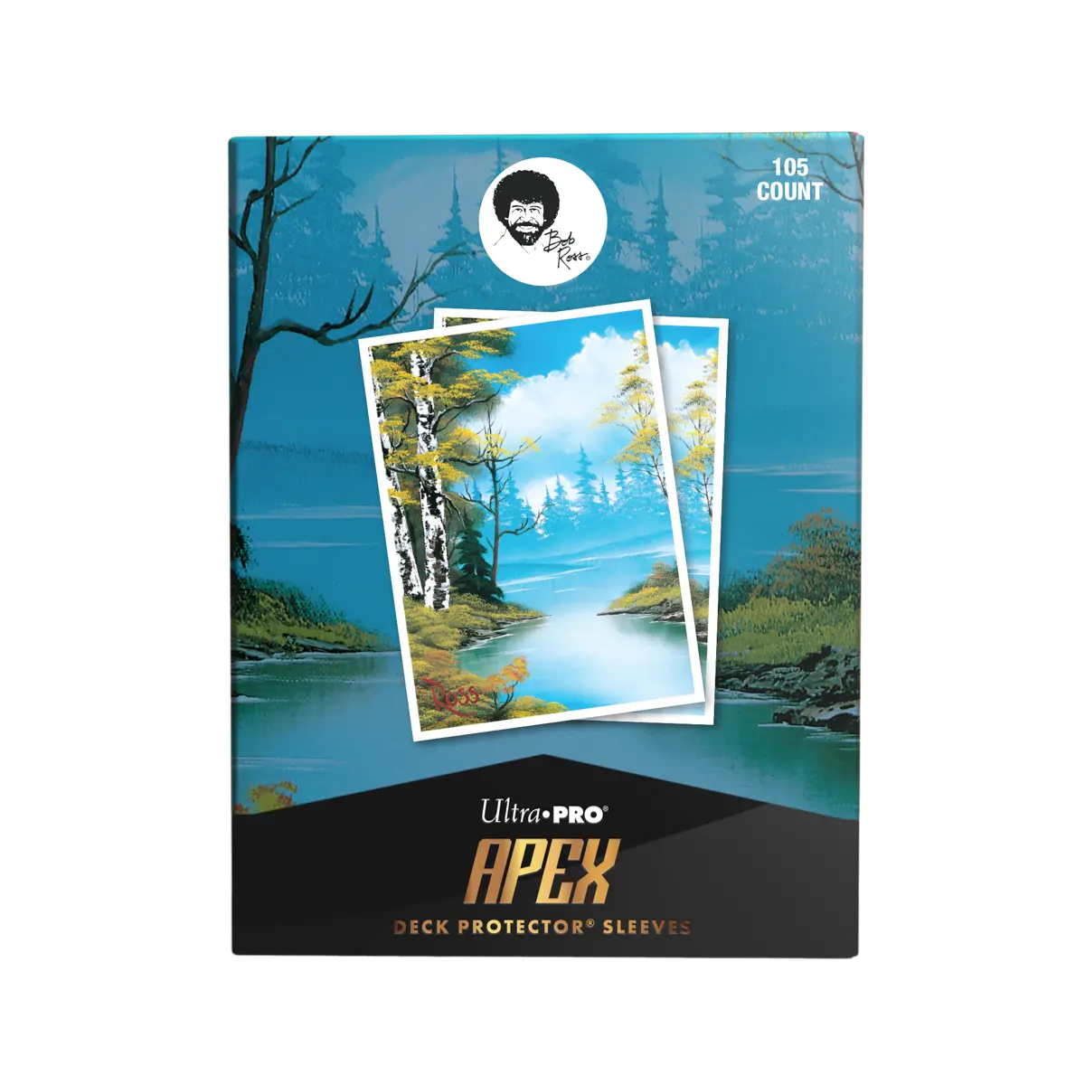 Ultra Pro - Bob Ross Lakeside Path 105ct APEX™ Deck Protector Sleeves