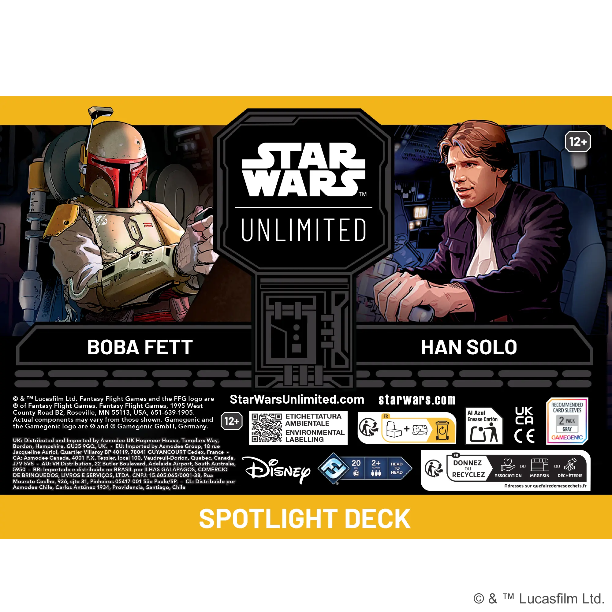 Star Wars Unlimited: Jump to Lightspeed - Spotlight Deck Display (6 Decks) (EN)