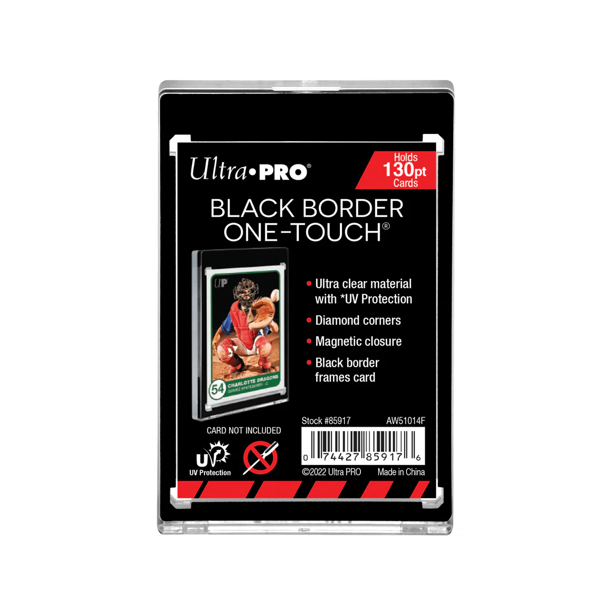 Ultra Pro - 130PT Black Border UV ONE-TOUCH Magnetic Holder