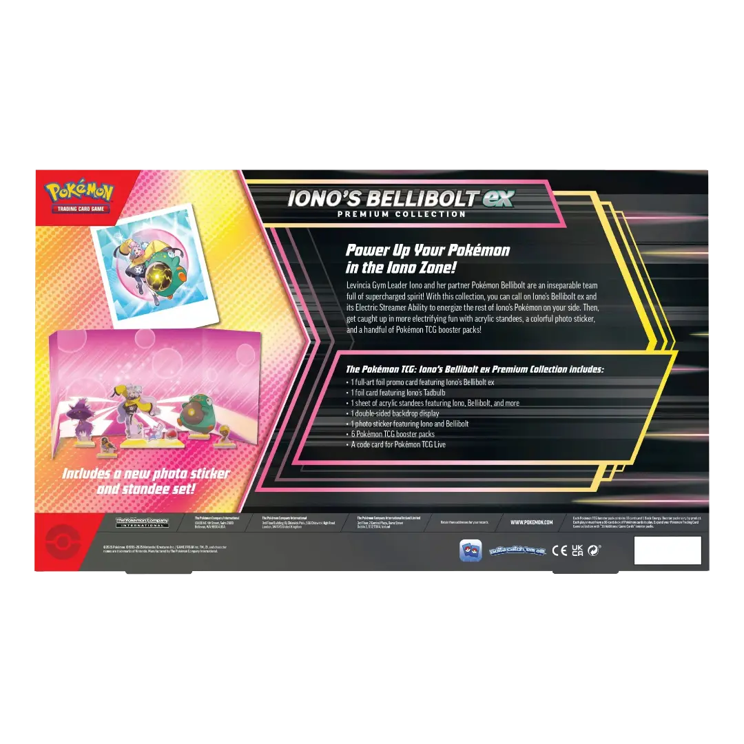 Pokémon TCG: Iono’s Bellibolt ex - Premium Collection (EN)