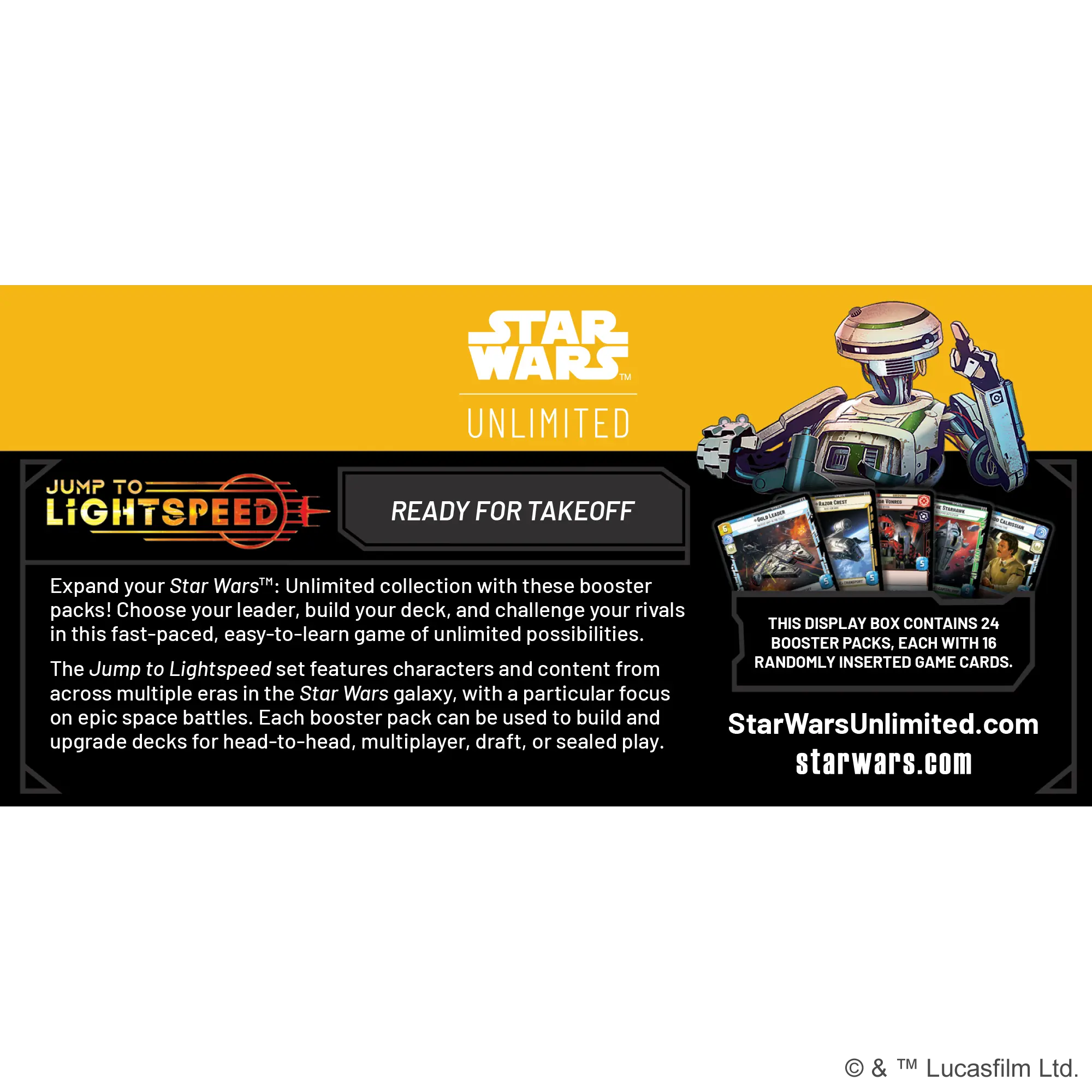 Star Wars Unlimited: Jump to Lightspeed - Display (EN)