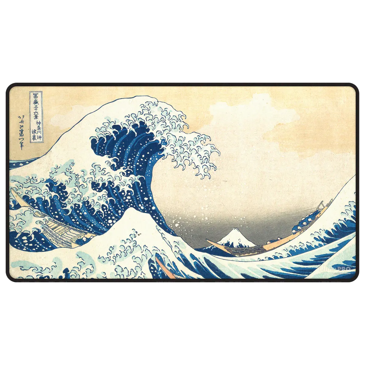 Ultra Pro - The Great Wave off Kanagawa Black Stitched Playmat