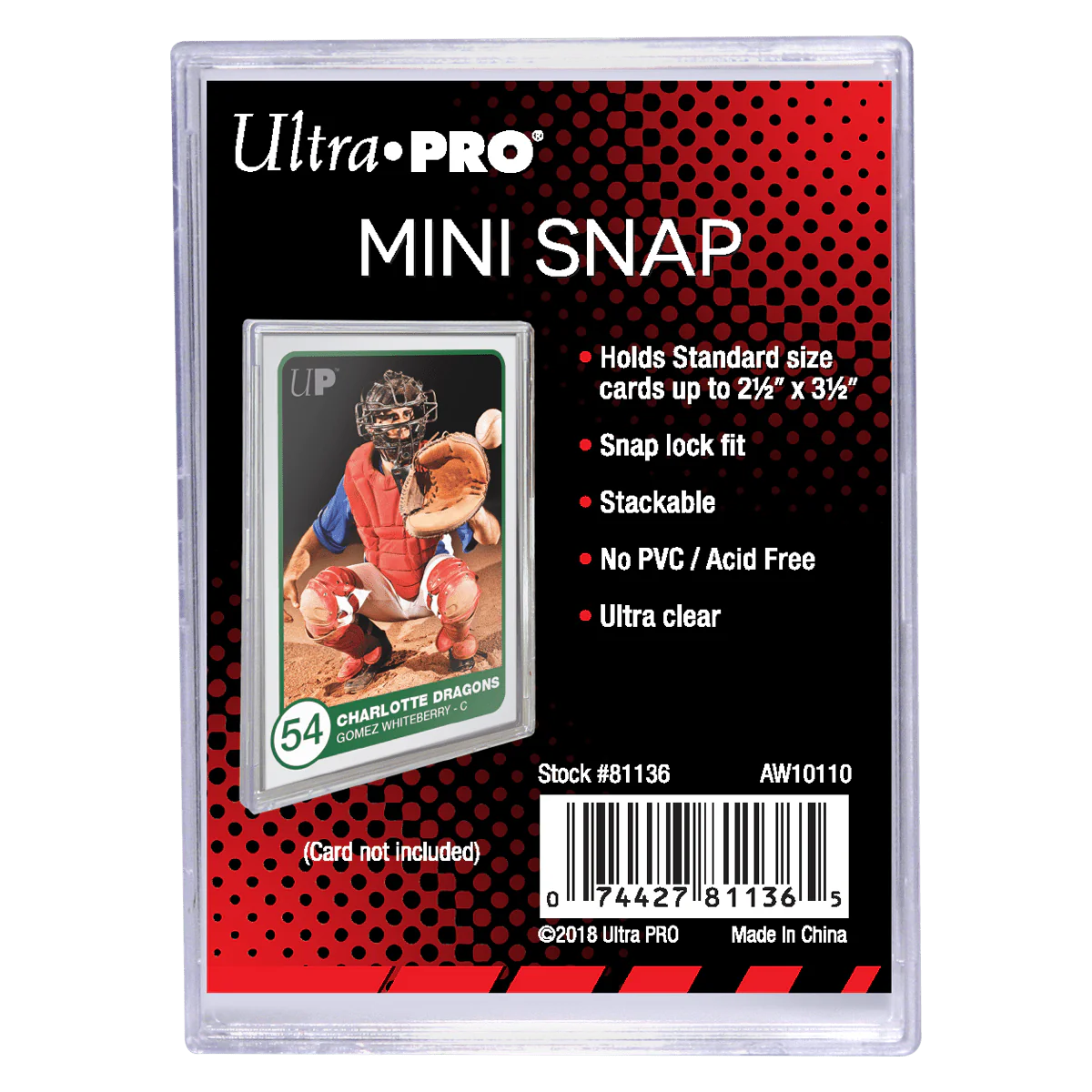 Ultra Pro - Mini Snap Card Holder