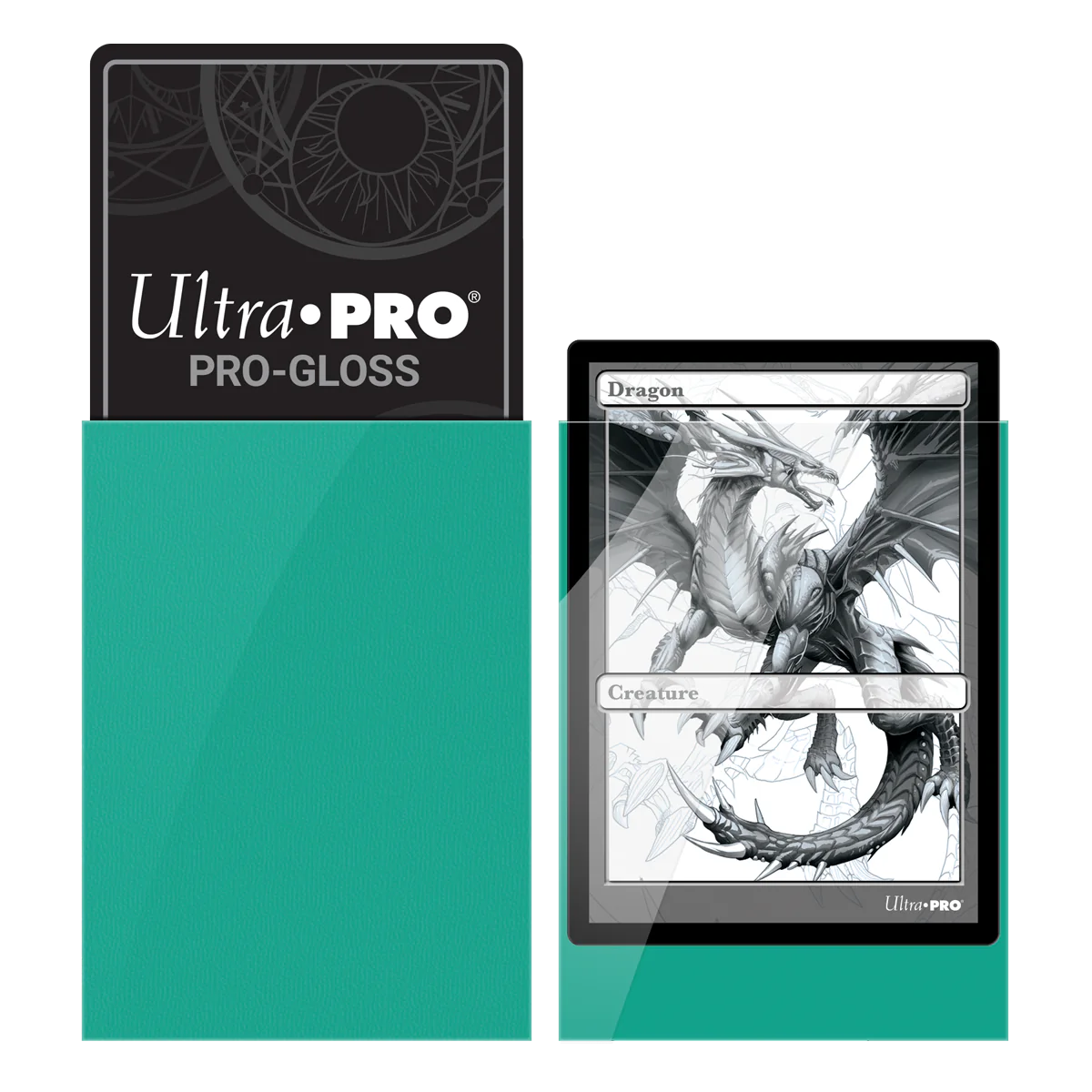 Ultra Pro - PRO-Gloss 50ct Standard Deck Protector® sleeves: Aqua