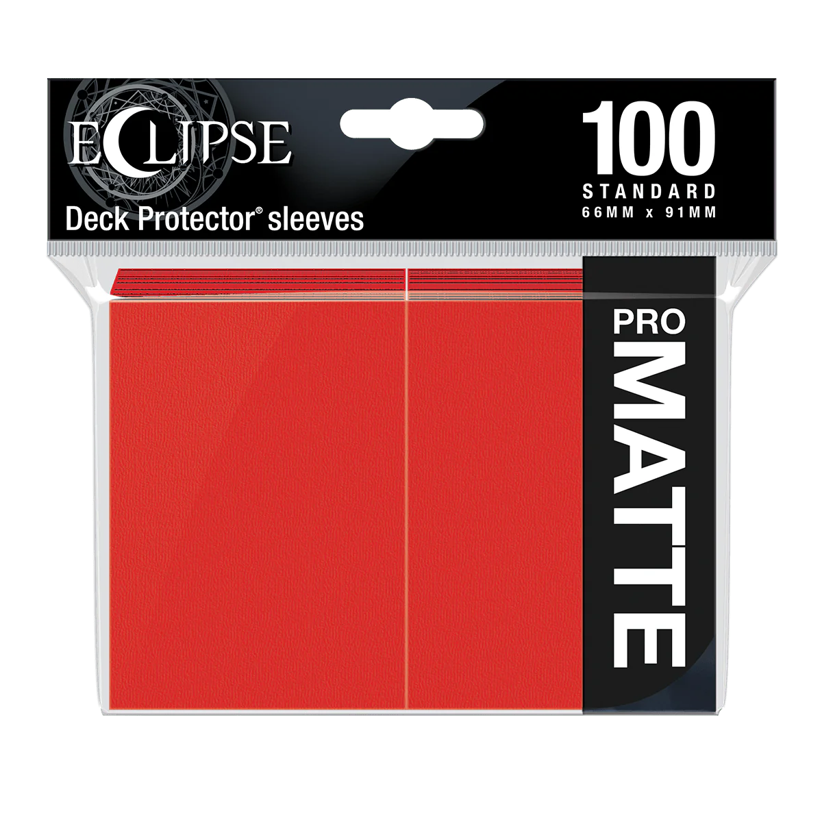 Ultra Pro - Eclipse Matte Standard Sleeves: Apple Red