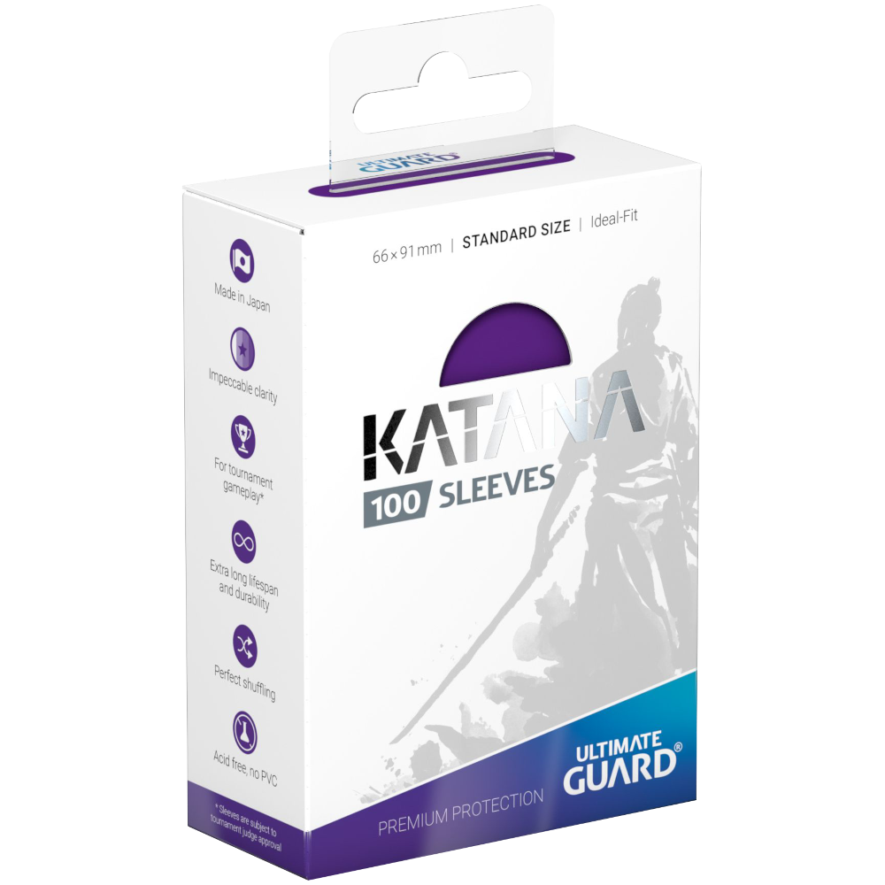 Ultimate Guard - Katana Sleeves Standard Size (100) sleeve farbe: lila