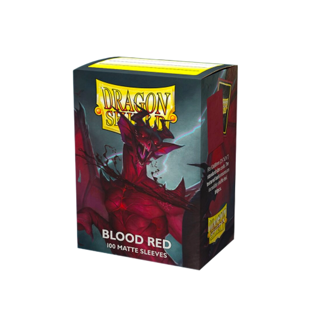 SLEEVES Dragon Shield MATTE : blood red