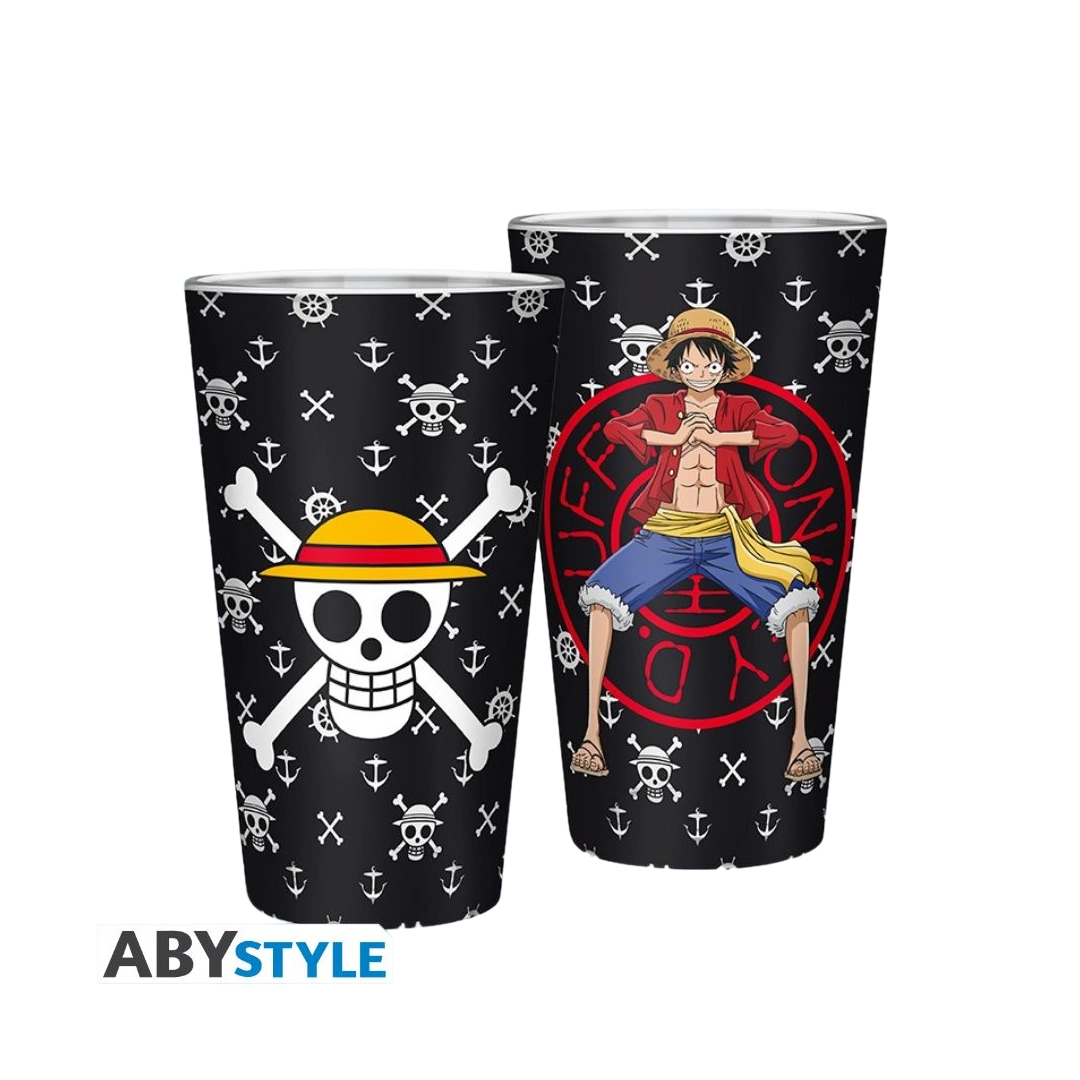 One Piece Large Glass - Luffy (400ml)