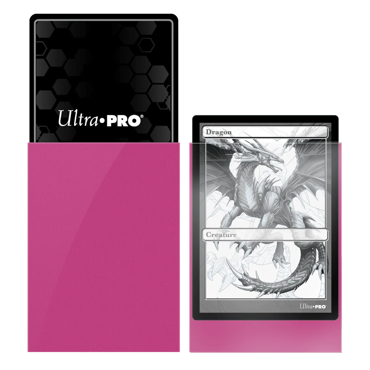 Ultra Pro - PRO-Matte 50ct Standard Deck Protector® sleeves: Bright Pink