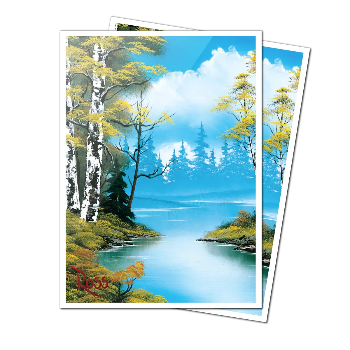 Ultra Pro - Bob Ross Lakeside Path 105ct APEX™ Deck Protector Sleeves