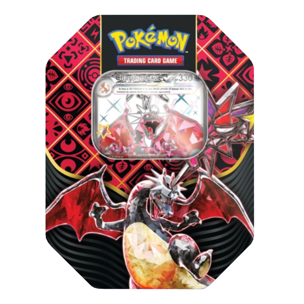 Pokémon TCG: Paldean Fates (SV4.5) - Tin Box Charizard (4 Booster) (EN)