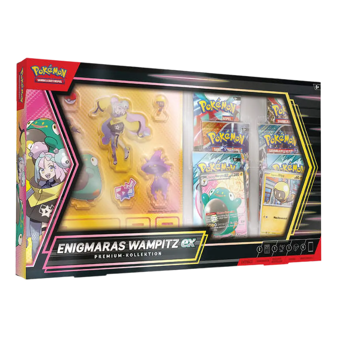 Pokémon TCG: Enigmaras Wampitz ex - Premium Kollektion (DE)