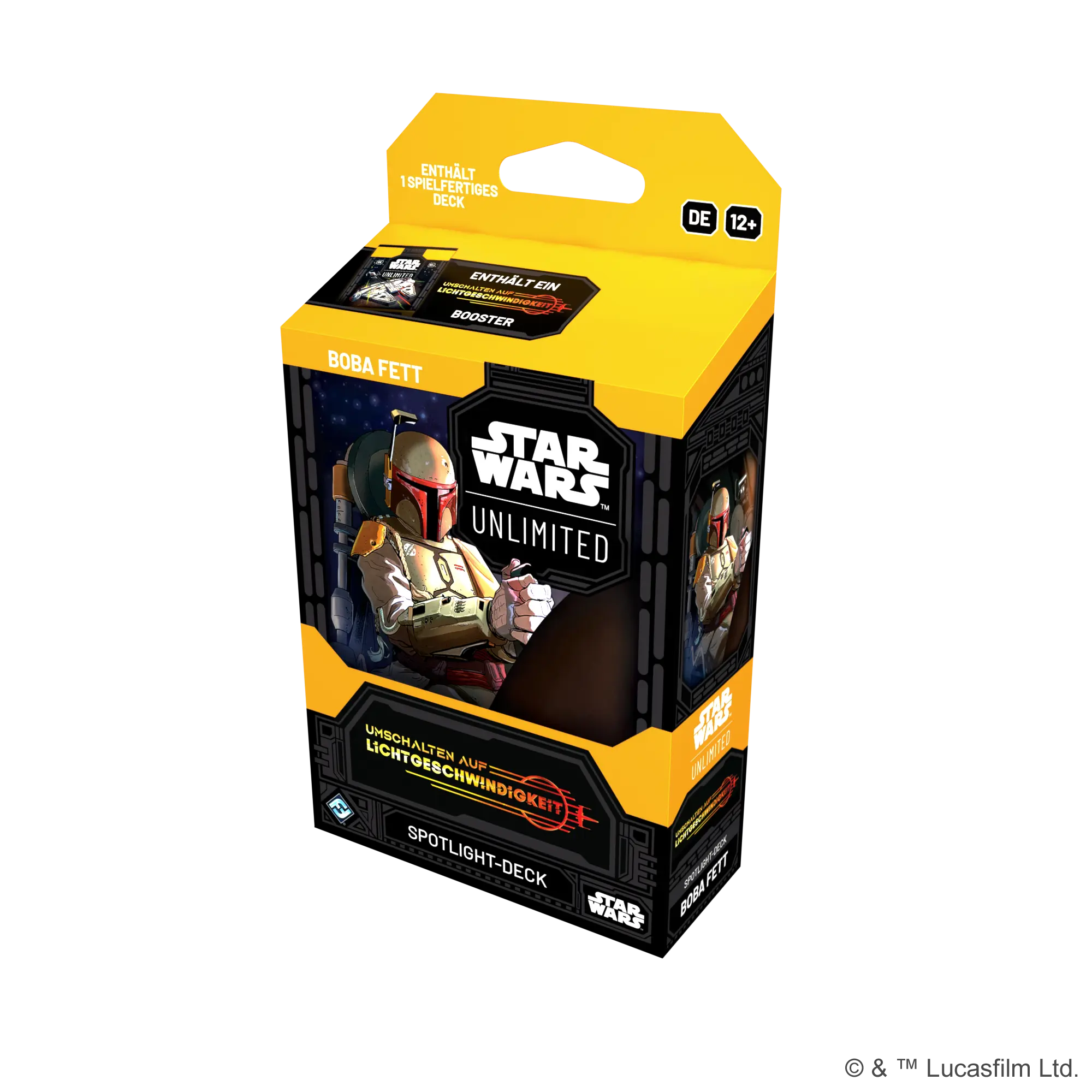 Star Wars Unlimited: Umschalten auf Lichtgeschwindigkeit - Spotlight Deck Display (6 Decks) (DE)