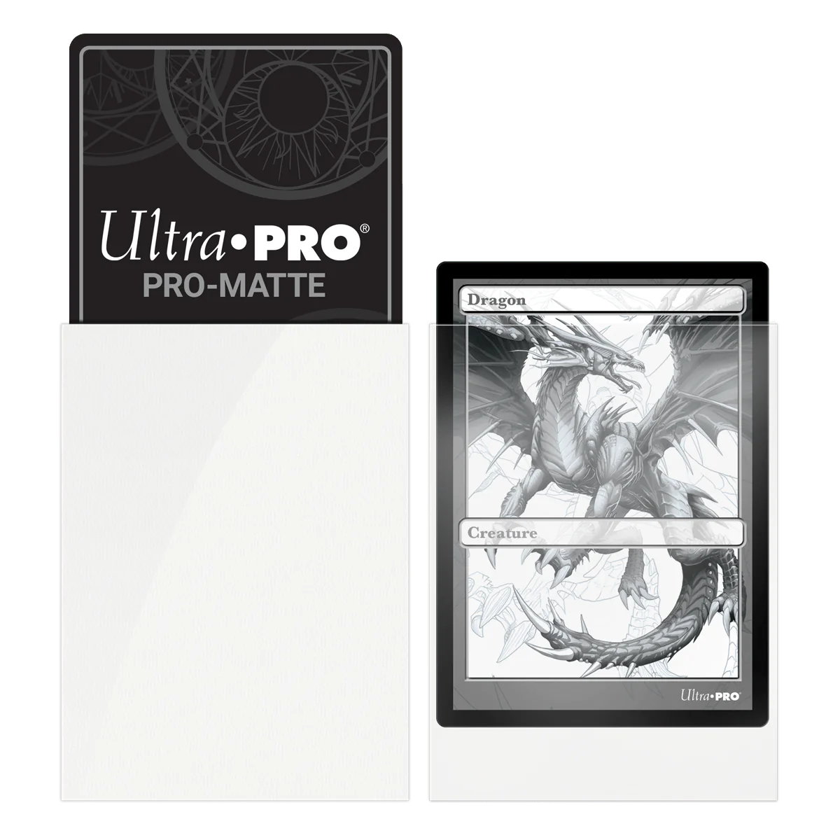 Ultra Pro - PRO-Matte 50ct Standard Deck Protector® sleeves: White