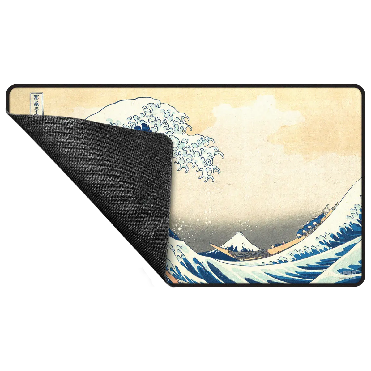 Ultra Pro - The Great Wave off Kanagawa Black Stitched Playmat