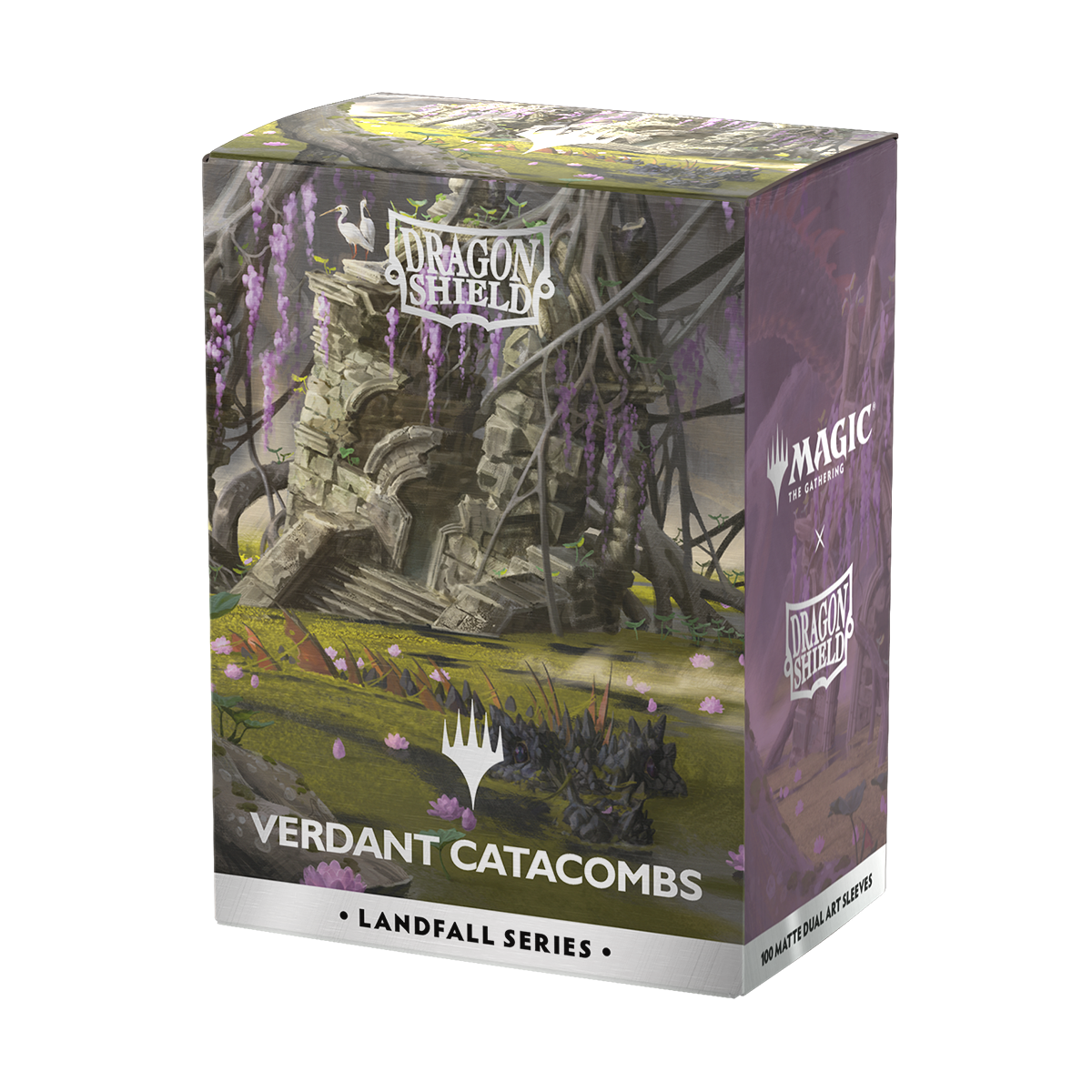 Dragon Shield X Magic: The Gathering: Verdant Catacomb - Standard Size Sleeves Landfall Series