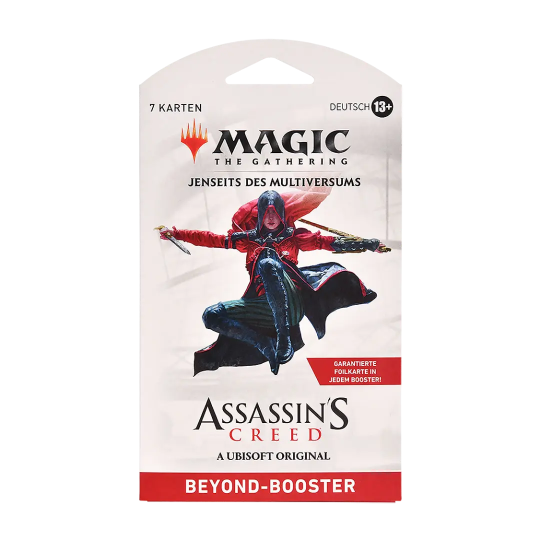 Magic: The Gathering - Assassin's Creed Booster sleeved (DE)