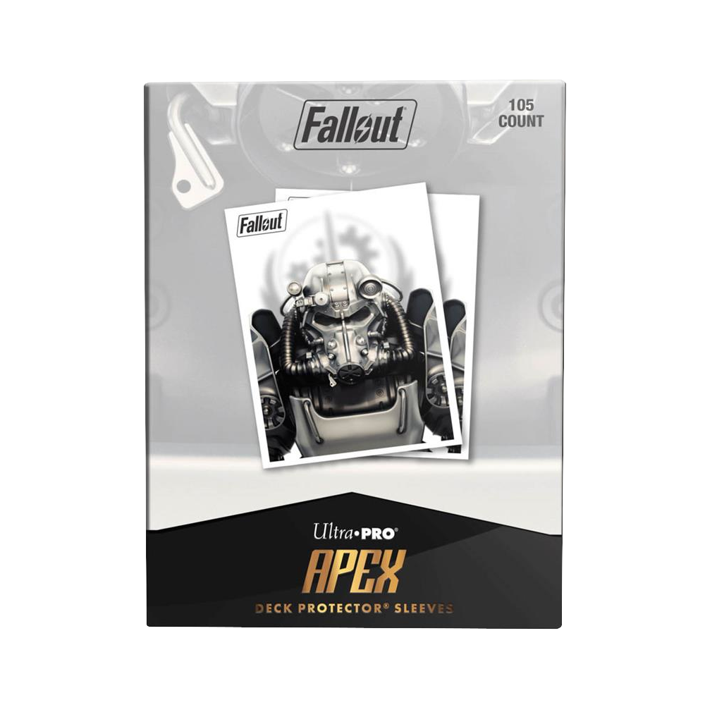 Ultra Pro - Brotherhood of Steel 105ct Apex Deck Protector Sleeves for Bethesda - Fallout