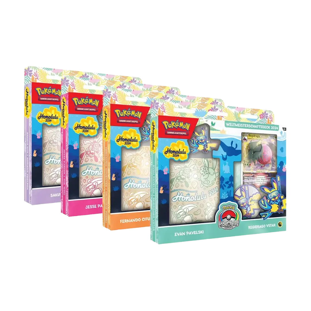 Pokémon TCG: Weltmeisterschaftsdeck 2024 - Display (8 Stück) (DE)