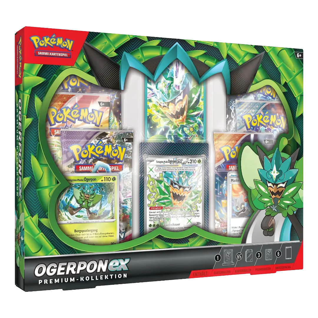 Pokémon TCG: Ogerpon ex- Premium Kollektion (DE)