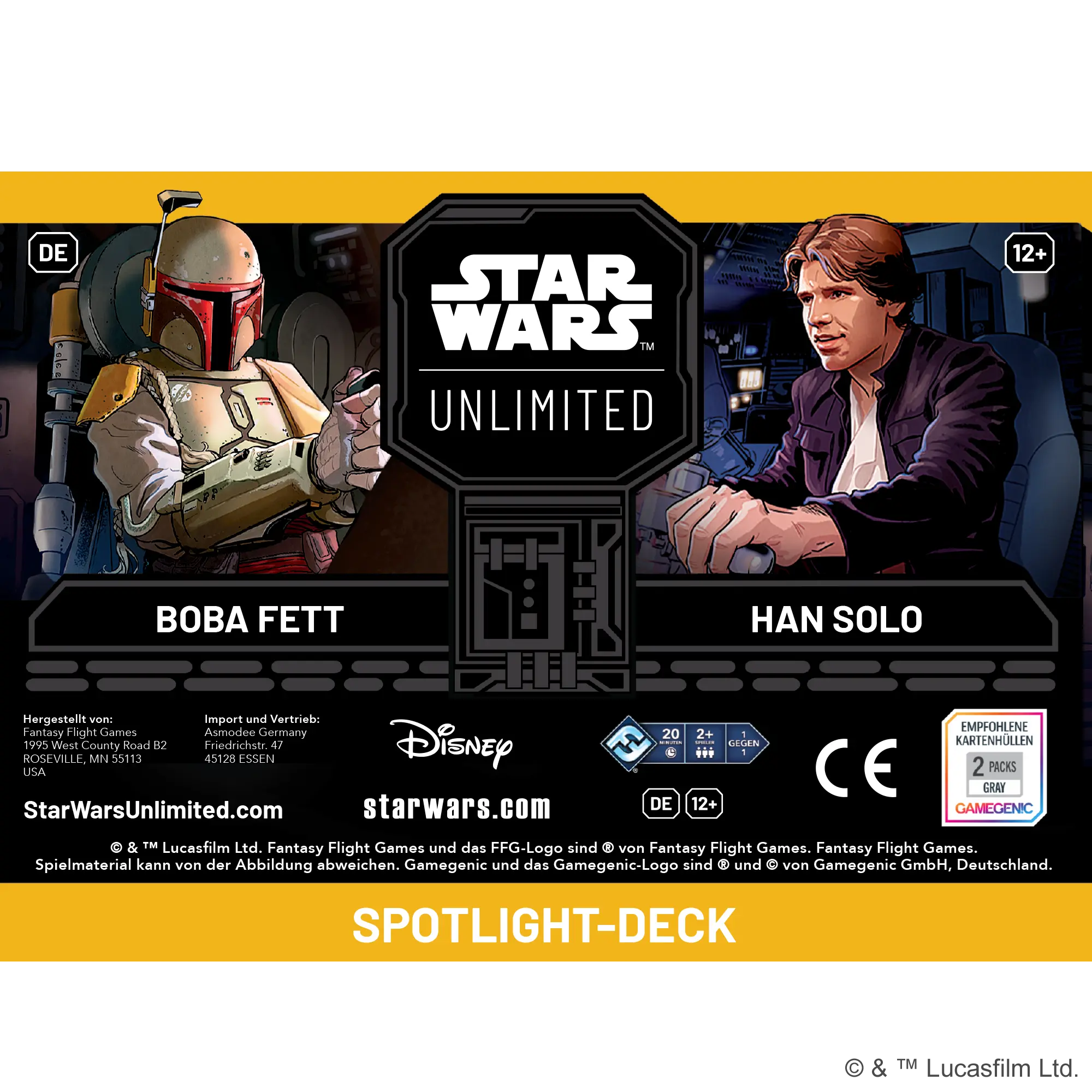 Star Wars Unlimited: Umschalten auf Lichtgeschwindigkeit - Spotlight Deck Display (6 Decks) (DE)