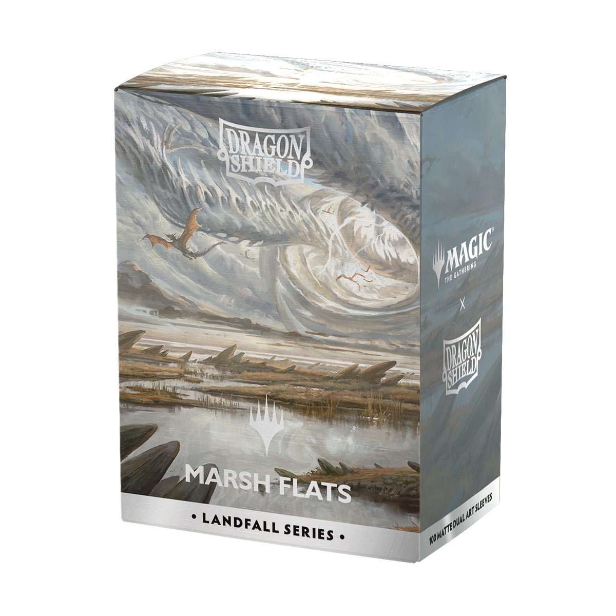 Dragon Shield X Magic: The Gathering: Marsh Flats - Standard Size Sleeves Landfall Series