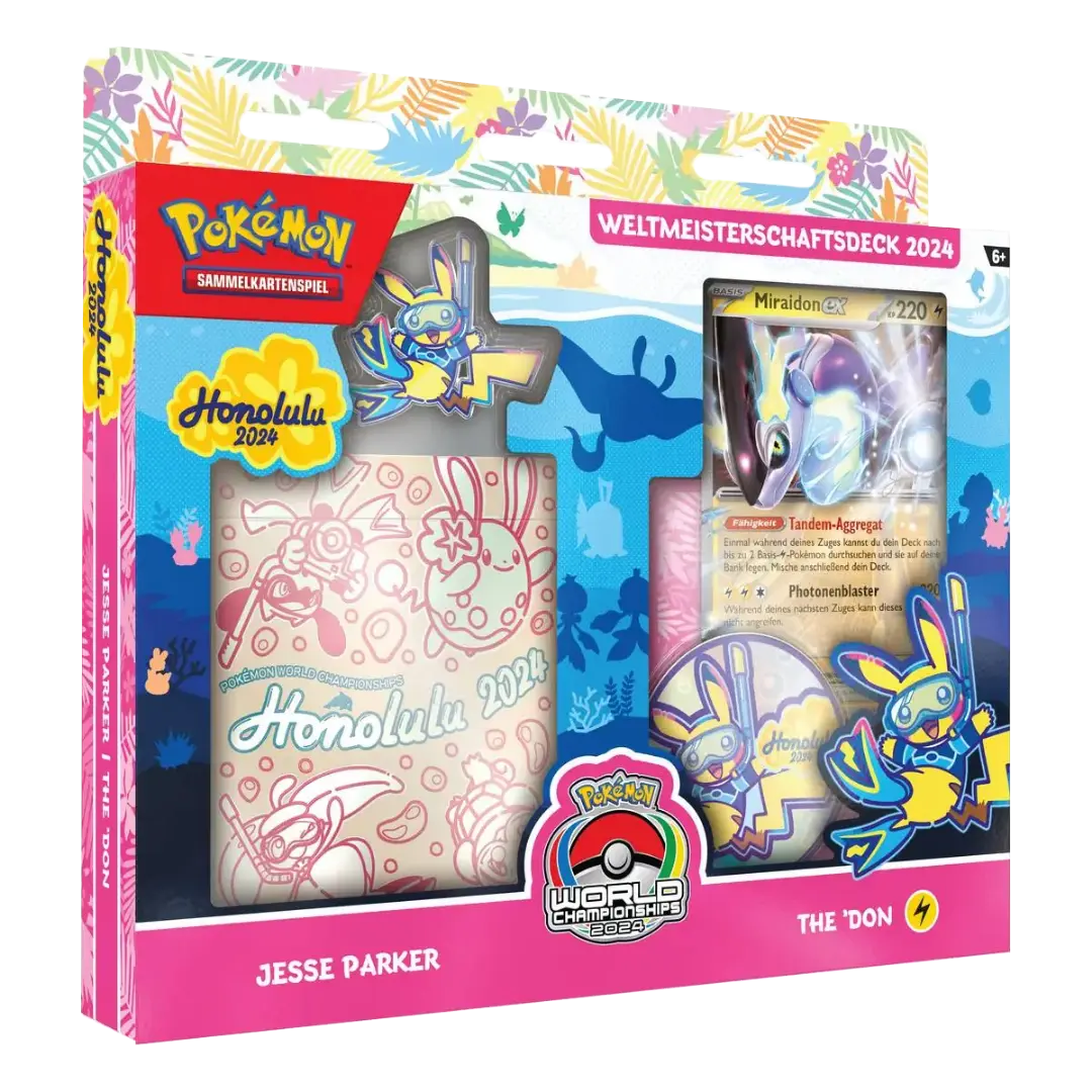 Pokémon TCG: Weltmeisterschaftsdeck 2024 - Display (8 Stück) (DE)