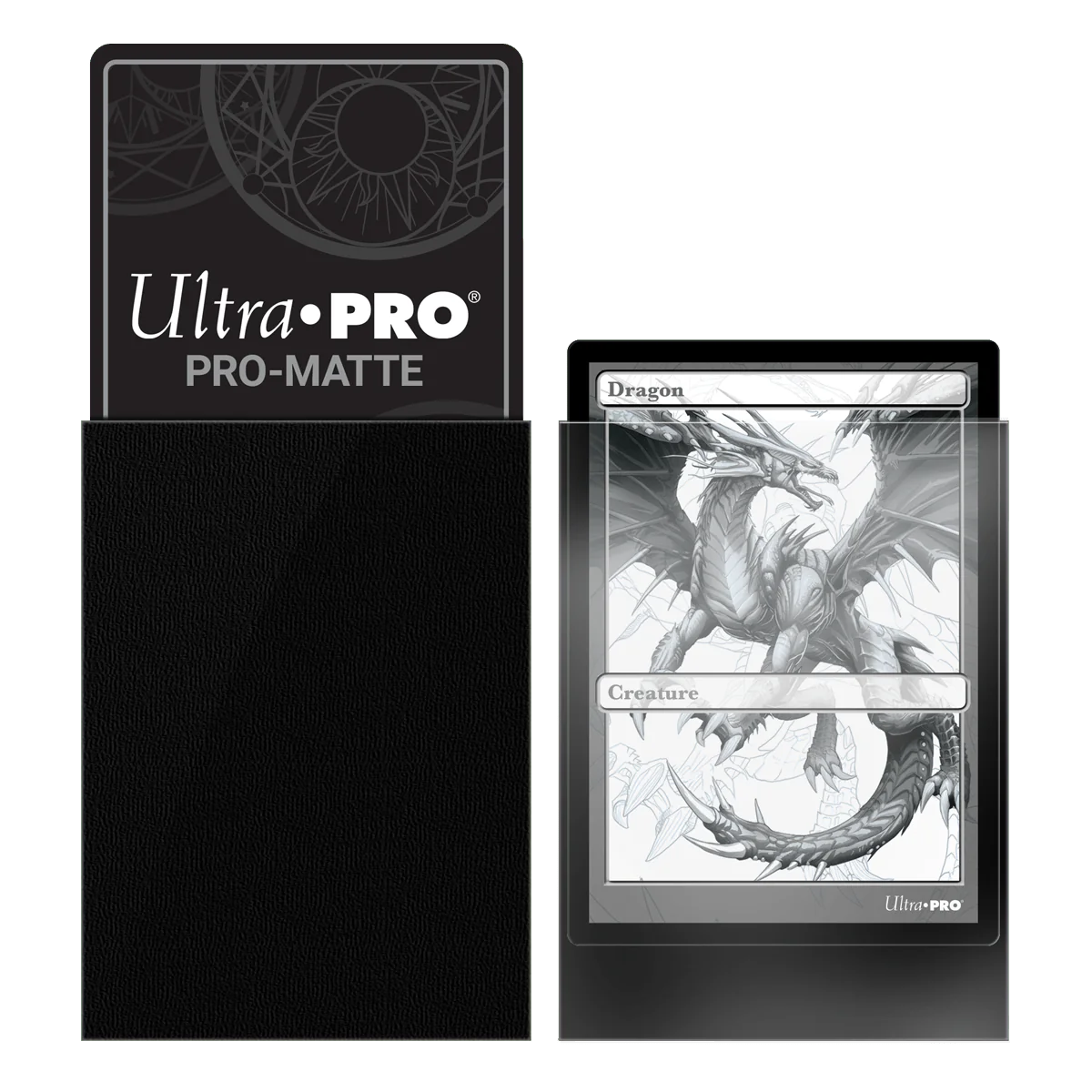 Ultra Pro - PRO-Matte 50ct Standard Deck Protector® sleeves: Black