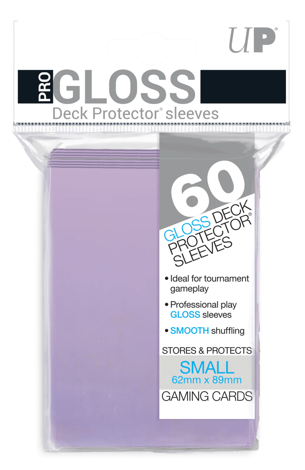 Ultra Pro - PRO-Gloss 60ct Small Deck Protector® sleeves: Lilac