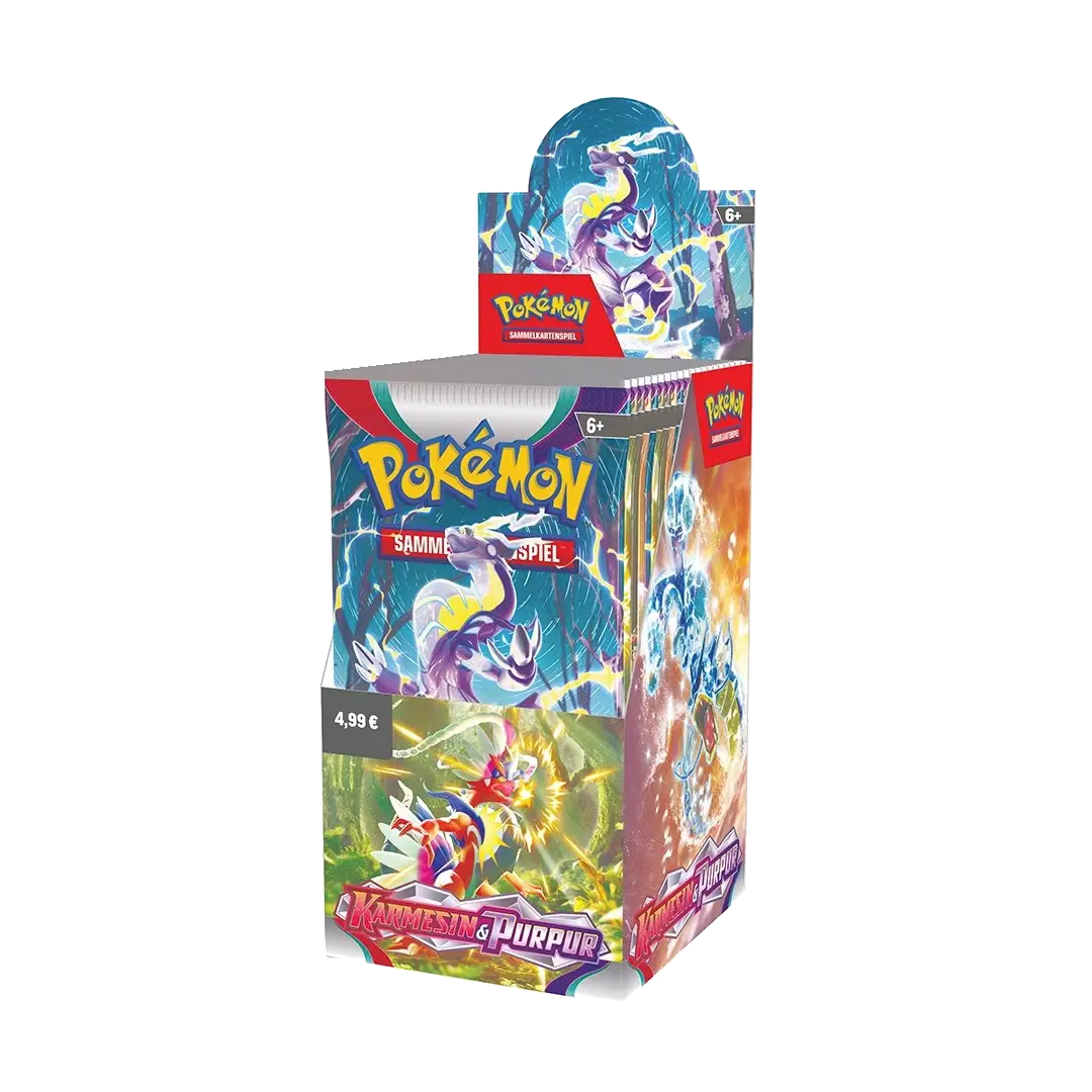 Pokémon TCG: Karmesin & Purpur (KP01) - 18er Display (DE)