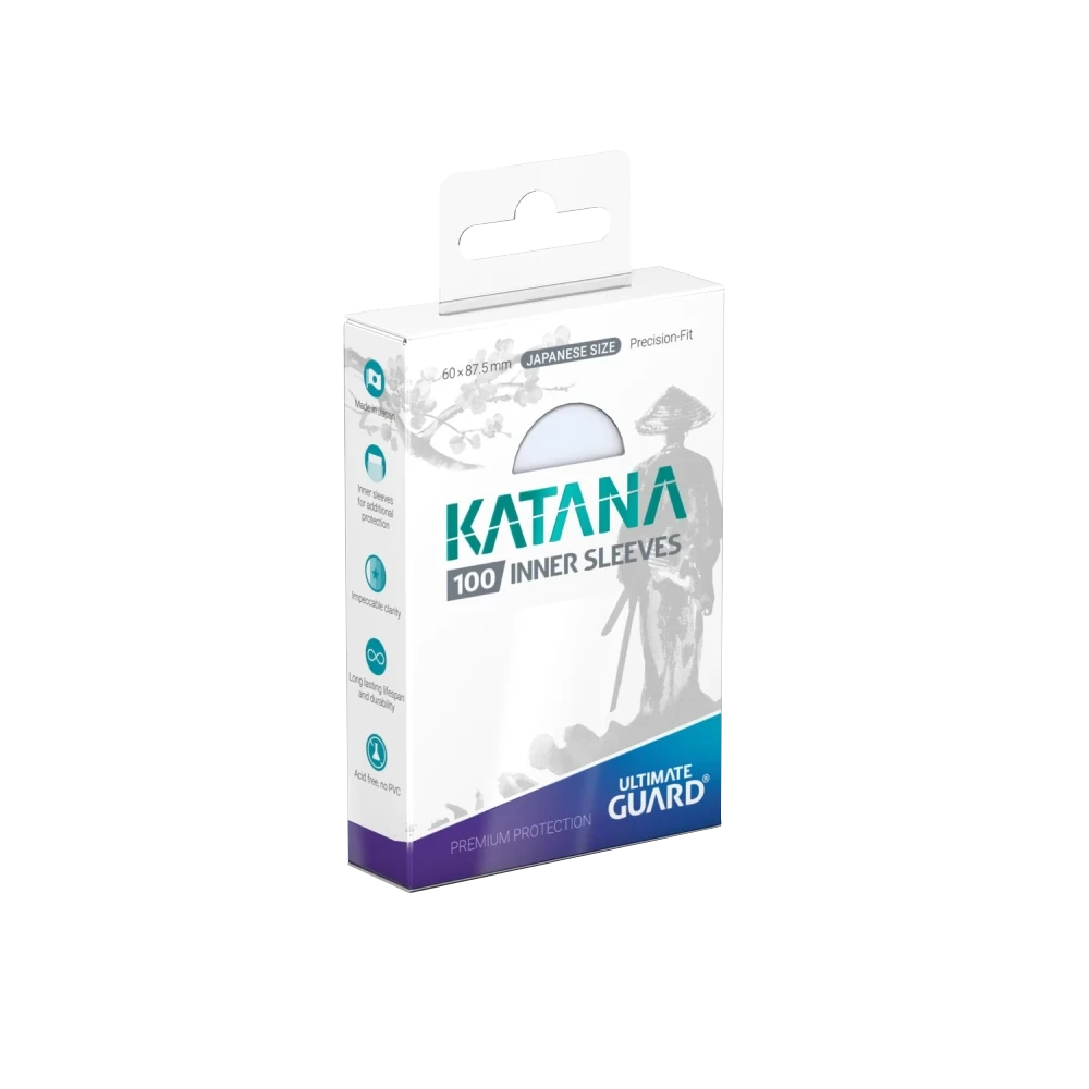 Ultimate Guard - Katana Inner Sleeves Japanese Size Farbe: transparent