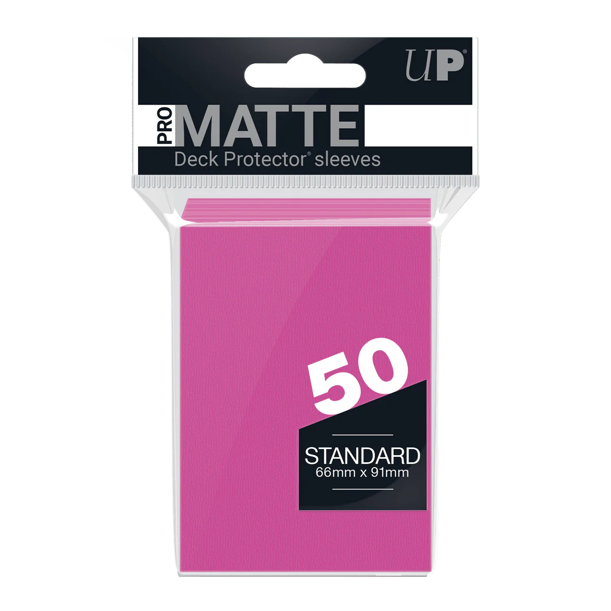 Ultra Pro - PRO-Matte 50ct Standard Deck Protector® sleeves: Bright Pink