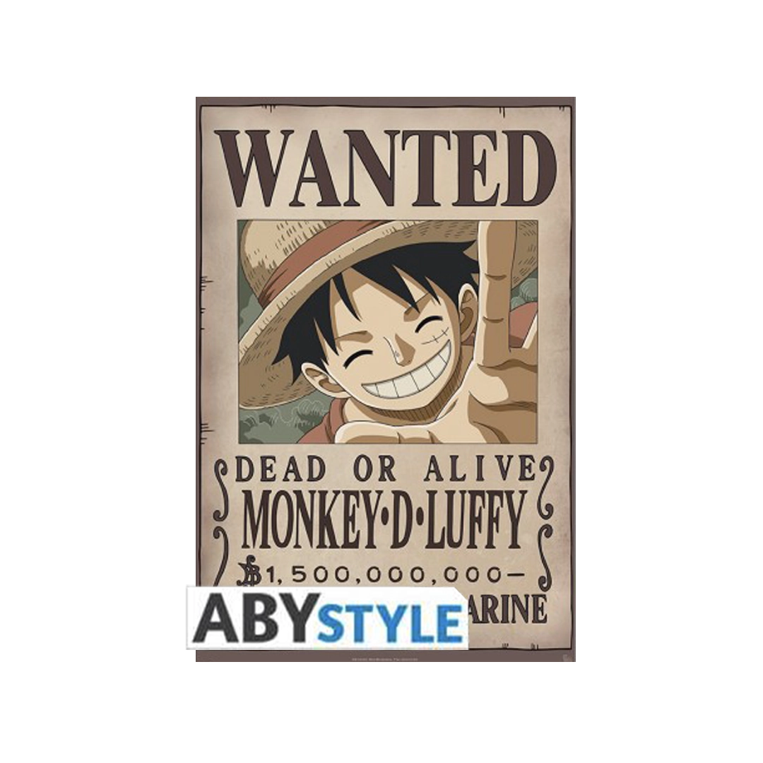 One Piece Poster Maxi - Wanted Luffy New 2