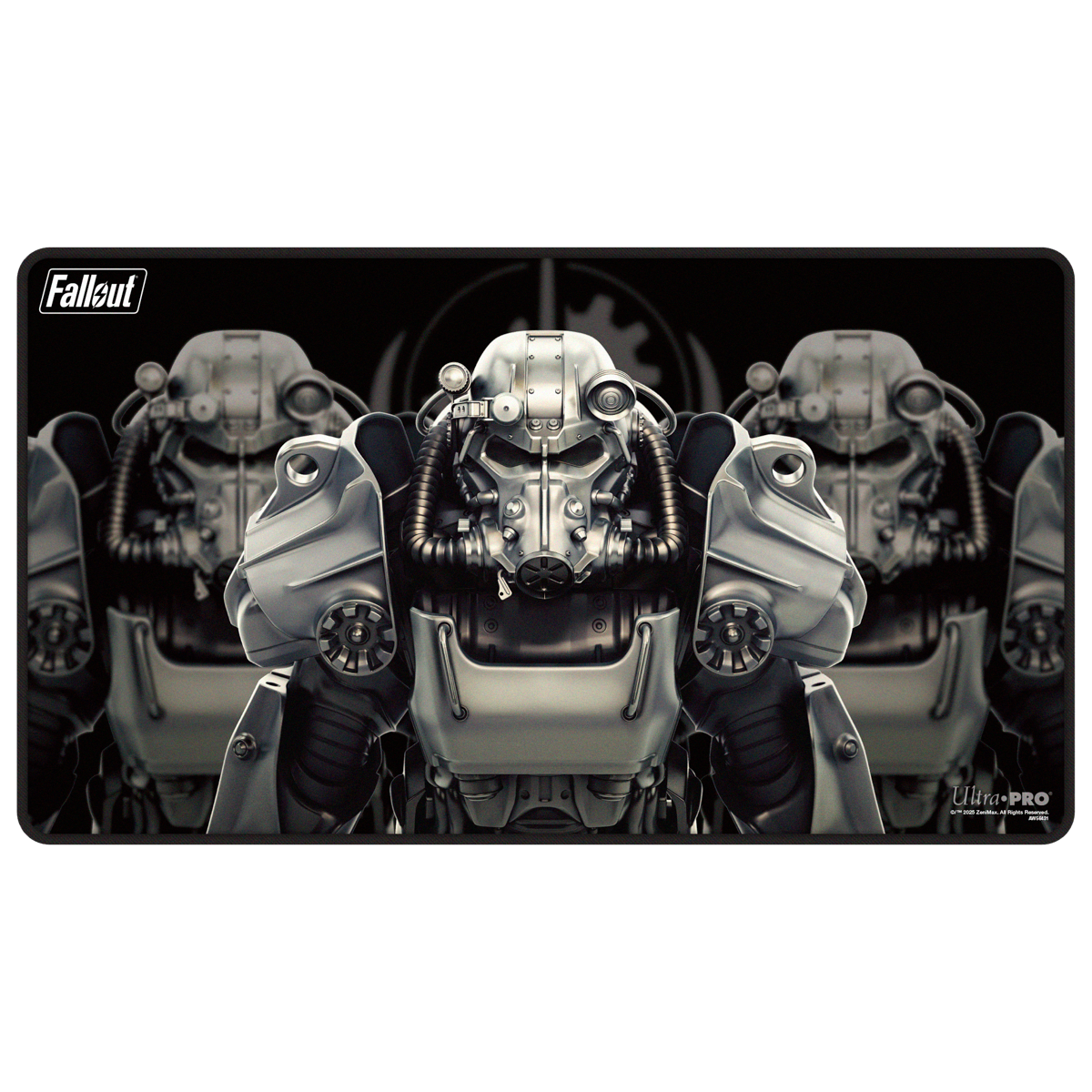 Ultra Pro -  Brotherhood of Steel Black-Stitched Playmat for Bethesda - Fallout