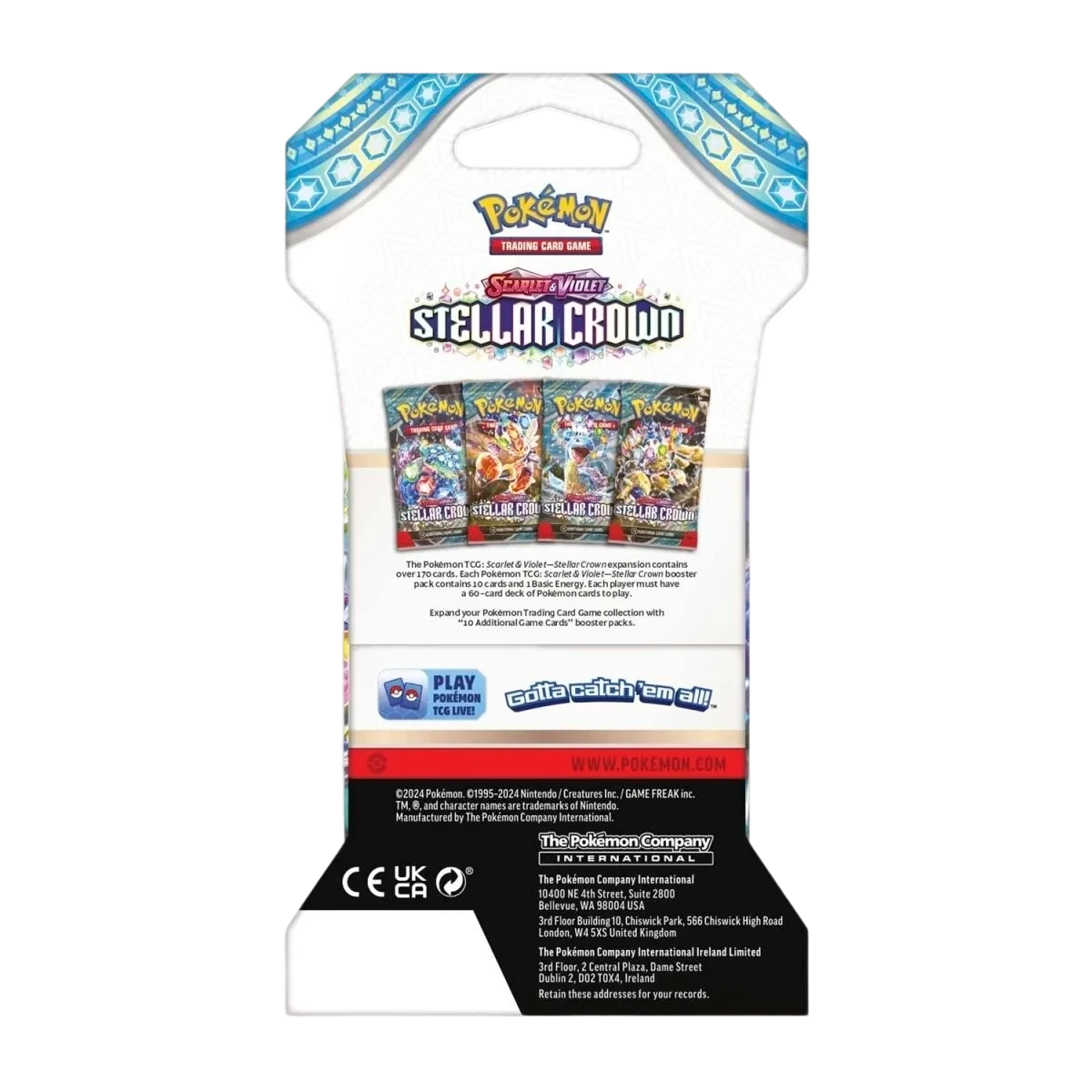 Pokémon TCG: Stellar Crown (SV07) - Sleeved Booster (EN)